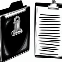 A file folder and a document